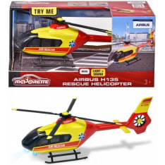 Majorette Airbus H135 Rescue Helicopter helikopteri valoilla ja äänillä