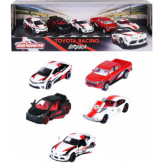 Majorette Toyota Racing 5-pack Giftpack pikkuauto lahjapakkaus