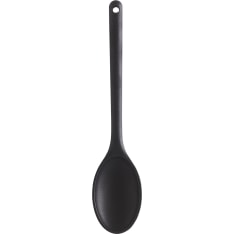 Mastrad 29cm black silicone spoon