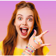 Style 4 Ever Boho Friendship Bracelet Set rannekoruletityssetti