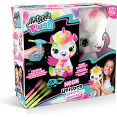 Airbrush Plush Neon Yksisarvinen väritettävä pehmo