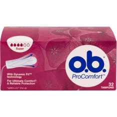 o.b. ProComfort Super 32 kpl tamponi