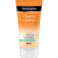 Neutrogena Clear & Defend Facial Scrub 150 ml kuorintavoide