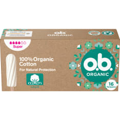 o.b. Organic Super 16 kpl luomu tamponi