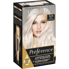 L'Oréal Paris Préférence Blondissimes 11.11 Erittäin kirkas viileä hopeanvaalea kestoväri