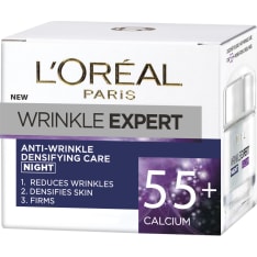 L'Oréal Paris Wrinkle Expert 55+ 50 ml kiinteyttävä yövoide ryppyjä vastaan