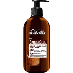 L’Oréal Paris Men Expert BarberClub 3in1 Wash 200 ml parralle, kasvoille ja hiuksille
