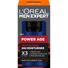 L'Oréal Paris Men Expert Power Age Revitalizing Moisturiser 50 ml päivävoide normaalille iholle
