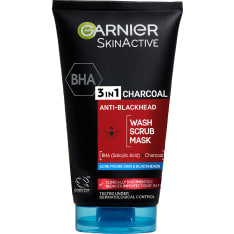 Garnier SkinActive PureActive Intensive 3in1 150 ml Charcoal kuoriva puhdistusnaamio