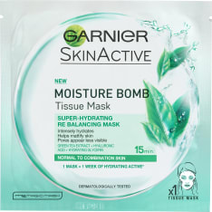 Garnier Moisture Bomb 32 g kosteuttava kangasnaamio normaalille ja sekaiholle