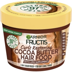Garnier Fructis Hair Food Cocoa Butter 400 ml hiusnaamio
