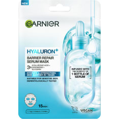 Garnier Hyaluron+ Barrier Repair 28g fabric mask for sensitive skin