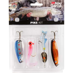 Abu Garcia Pike Kit in 4-pack assortment of lures for pike