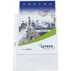 Lyreco A4 orange folder pocket 100 pcs