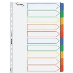 Lyreco Mylar A4 10-os tabs