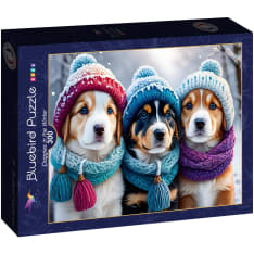 Bluebird Doggies in the Winter 300p palapeli