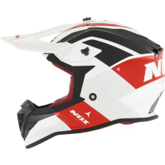 Nox N633 ADN white/red crossikypärä