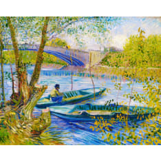 Figure'd Art  Van Gogh - Fishing ristipistotyö