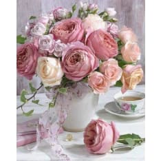 Figured Art Ristipistotyö 32x40 BouquetOfRoses