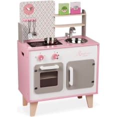 Janod pink Play kitchen with accessories