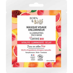 Born To bio face brightening sheet mask kirkastava kasvonaamio