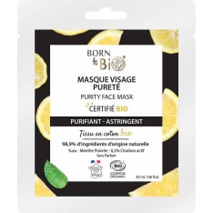Born To bio yuzu purity face sheet mask face mask