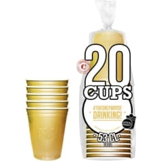 Plastic mug 530ml 20 pcs