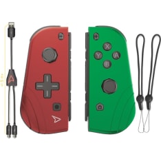 Steelplay Nintendo Switch langaton vihreä/punainen peliohjain