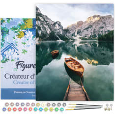 Figure'd Art numeromaalaus  Small boat