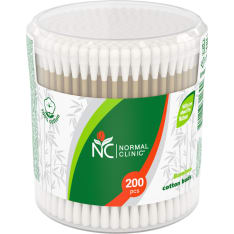 Normal Clinic Bamboo 200 kpl vanupuikko