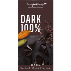Benjamissimo dark chocolate 100% 60 g