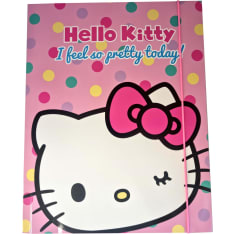 Hello Kitty A4 corner lock folder