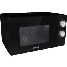 Gorenje MO20E1B Microwave, Freestanding, Volume 20 L, Power 800 W, No display, Black
