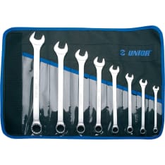 Unior 8-22mm kiintolenkkiavainsarja 120/1ct pitkä 8-os