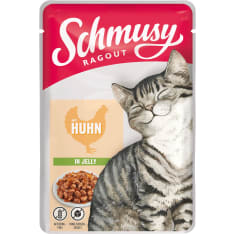Schmusy Ragout 100 g chicken in jelly complete cat food