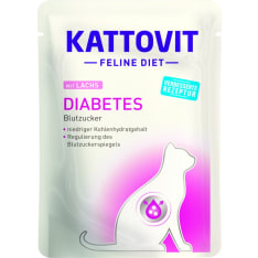 Kattovit Diabetes Lohi Täysravinto 85 g annospussi kissalle