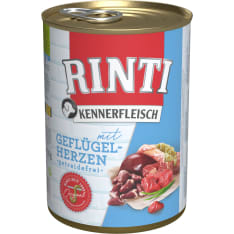 Rinti Kennerfleisch Chicken Heart 400 g dog food