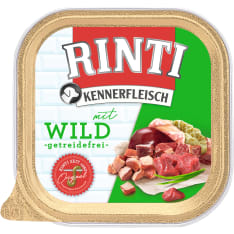 Rinti Kennerfleisch Plus 300 g foil game wet dog food