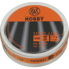RWS Hobby 4,5 mm 0,45 g 500 kpl ilma-ase luoti