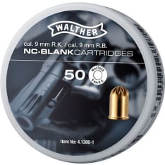 Walther 9mm RK 50 pcs starter pistol cartridge