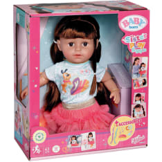 Baby Born Sister Style & Play 43 cm nukke ruskeat hiukset