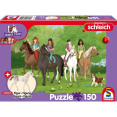 Schmidt Schleich Horse Club Trip to the Countryside 150p palapeli + Holsteininhevosvarsa