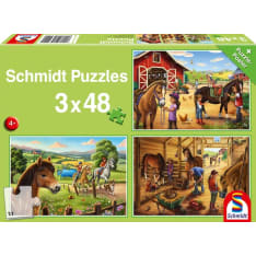 Schmidt My Favourite Horses 3x48p puzzle