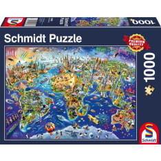 Schmidt Discover the World 1000p palapeli