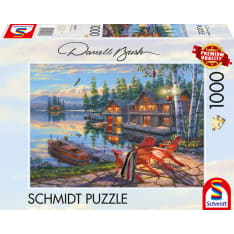 Schmidt Darrel Bush: The Banks of Loon Lake New York 1000p palapeli