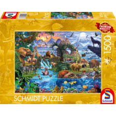 Schmidt Panorama of Wildlife 1500p puzzle