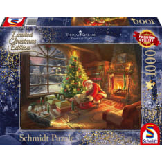 Schmidt Thomas Kinkade: Santa Claus is Here! Limited Edition 1000p palapeli
