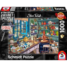 Schmidt Steve Read: Artist Atelier - Secret Puzzles 1000p palapeli