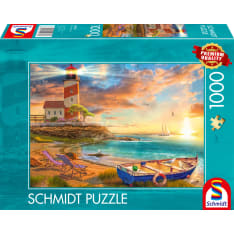 Schmidt Sunset Over Lighthouse Bay 1000p palapeli