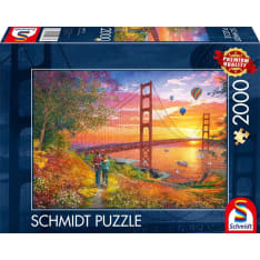 Schmidt Walking to Golden Gate Bridge 2000p palapeli